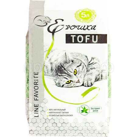 Наполнитель Ерошка Тофу Экстракт алоэ 5л