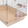 Клетка д/птиц ЛОРА-2 ECO 58*40*88см (укомплект) 2 секции бежевая/4611/Дарэлл