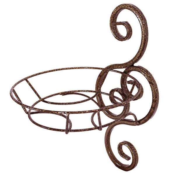 Подставка Настенная РЗДИ Муза 1 горшок медь