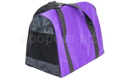 Сумка переноска ЧИП Туннель №4 нейлон с сетчатым окном 49*30*34см/9009фиолет/Дарэлл