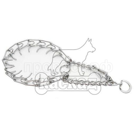 Ошейник строгий быстросъемный с вертлюгом хром 3мм*55см/26455301