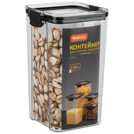 Банка д/сыпуч. прод. 1,3л IDEA 108310 /24шт/Mallony