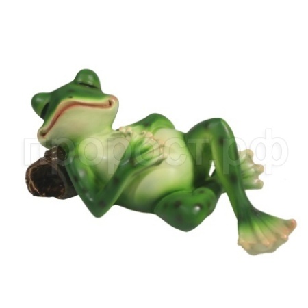 Лягушка отдыхает (акрил) L18W9H9см 713625/D071