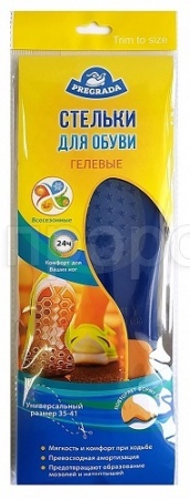 PREGRADA Стельки д/обуви (гелевые) Всесезонные размер 35-41 GL-005