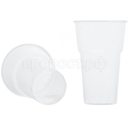 ПП УЮ Стакан 500мл пивной (50шт) /20шт/ПОС06945