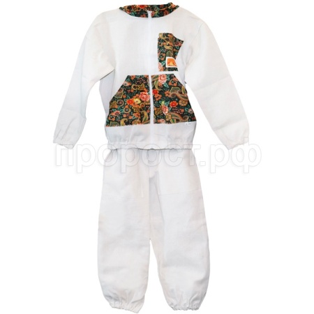 Пчелы Костюм Двунитка яркий орнамент (к на молн+ш) 52-54р-р /ЧК