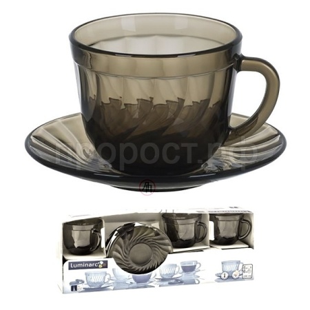 Набор чайный ОКЕАН ЭКЛИПС 220мл H9147 /4шт/LUMINARC