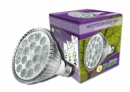 Фитолампа ФОТОСИНТЕЗ-ЭКО-54 д/растений 18Вт Е27