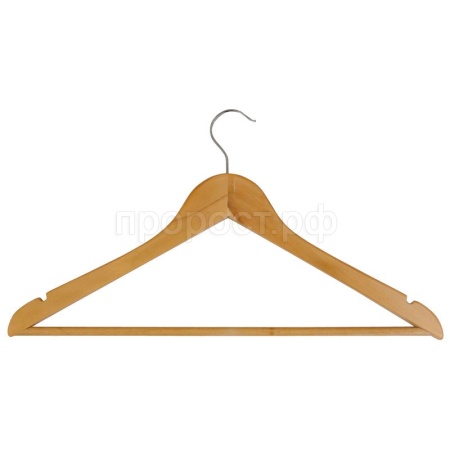 Вешалка W2-Р деревянная с перекладиной (эконом) 311362