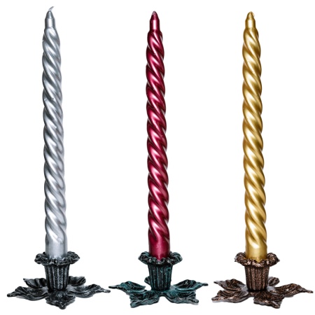 ДЕКОР Подсвечник Цветок антик зеленый РЗДИ/1шт